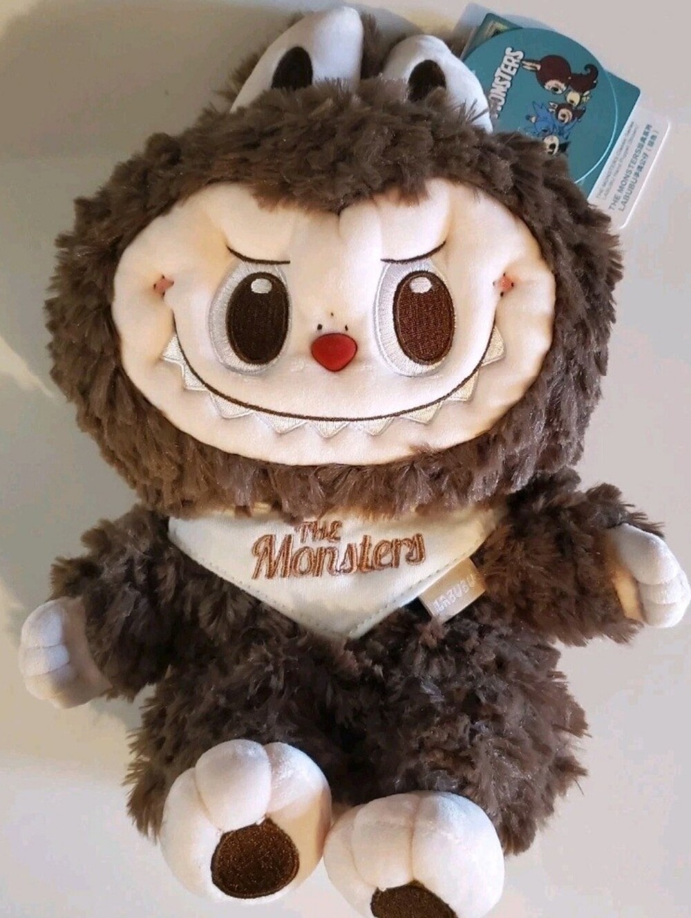 Authentic Pop Land Exclusive The Monsters Labubu Plush Hand Puppet